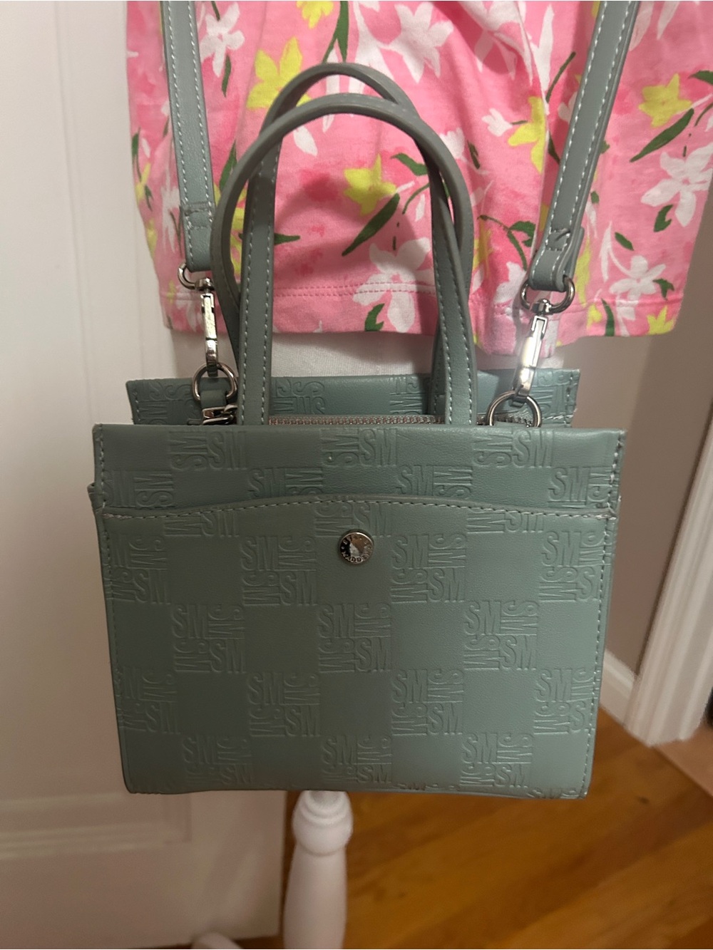 Steve Madden Structured Mint Green Women’s Tote Bag